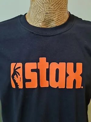Buy Stax Records Northern Soul Black Tee T Shirt Retro Motown Stateside Wigan  • 13.99£