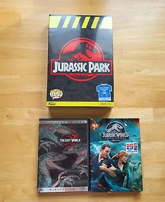 Buy NEW Funko POP Jurassic Park Tee Shirt Exclusive 2022 Size Large DVD Lot World A • 9.49£