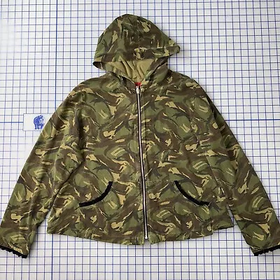 Buy VINTAGE TRIPP NYC Camouflage Full Zip Hoodie Jacket Lace Y2K 90’s Emo Goth • 37.80£