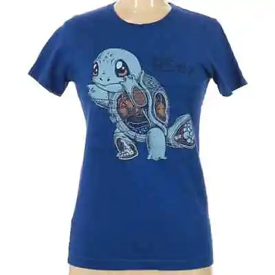 Buy Next Level Apparel Pokemon Squirtle Anatomical Anatomy Graphic Shirt • 37.96£