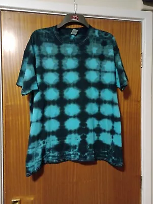 Buy FOTL Black Turquoise Tie Dyed T-shirt Sz XL • 12£