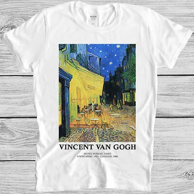 Buy Van Gogh Cafe Terrace At Night Poster Meme Gift Style Movie Tee T Shirt 7084 • 6.35£