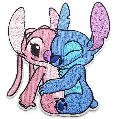 Buy Disney's Stitch And Angel Iron On Embroidered Patch (Lilo And Stitch) Ref LB130 • 3.50£