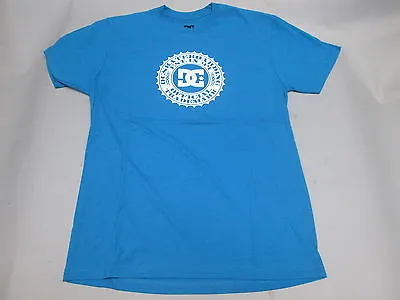Buy Mens Genuine DC Shoes Skate Bmx Mx Tee T-Shirt S M L XL XXL Blue/white DC168 • 9.99£