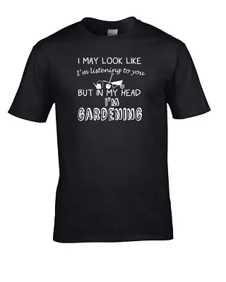 Buy I May Look Like I'm Listening But In My Head...Funny Hobbies Gift Men's T-Shirt • 14.95£