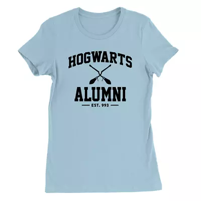 Buy Hogwarts Alumni Womens T-Shirt Harry Potter Funny Gift Present Top • 9.49£