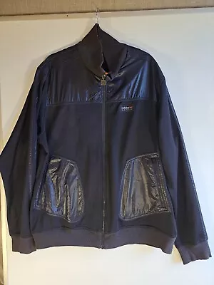 Buy ADIDAS Safety Black / Blue Jacket Size 2XL Mens Full Zip • 49.95£