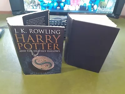 Buy Harry Potter And The Deathly Hallows, 2007 1st Edition Hardback Adult Cover, VGC • 199.99£