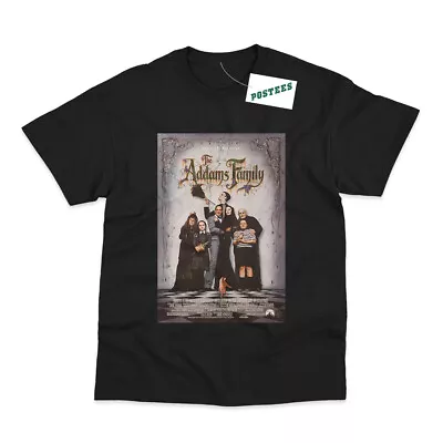 Buy Retro Movie Poster Inspired By The Addams Family DTG Printed T-Shirt • 14.95£