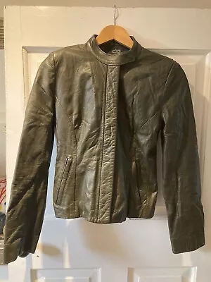Buy Designer Ladies Leather Biker Jacket • 75£