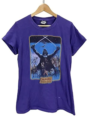 Buy Star Wars Empire Strikes Back Darth Vader Junk Food T-Shirt Women’s M/L • 12.53£
