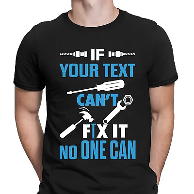 Buy Personalised If Grandad Cant Fix It  Fathers Day Gift  Mens T-Shirts Tee Top #FD • 9.99£