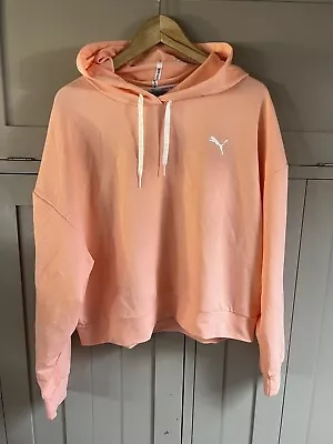 Buy Puma Keeps You Dry Ladies Pullover Hoodie In Pink/Orange - XL Size • 5.50£