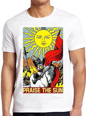 Buy Praise The Sun Thank God Tarot Card Reading Funny Gaming Gift Tee T Shirt M1111 • 6.35£