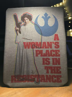 Buy Star Wars Feminist Princess Leia T-Shirt Based On Propaganda For Women To Fight • 16.49£