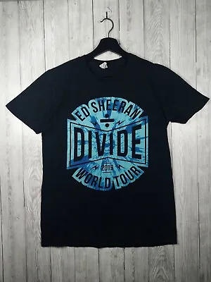 Buy Gildan Ed Sheeran Divide 2019 World Tour Black T-Shirt Size M • 12.99£