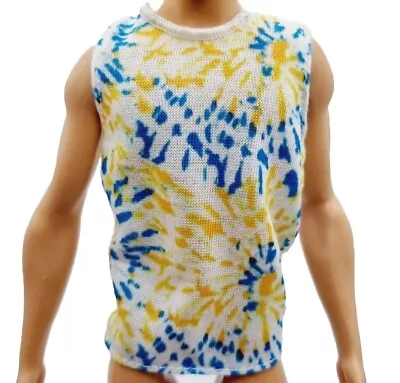 Buy Ken Doll Clothes Fashionista Beach Top Tshirt Top Summer Tee Tank Accessory • 5.95£
