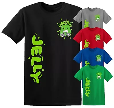 Buy Crazy Jelly Merch T Shirt Funny Youtuber Birthday Gift Tee Top Kids Boys  • 8.99£