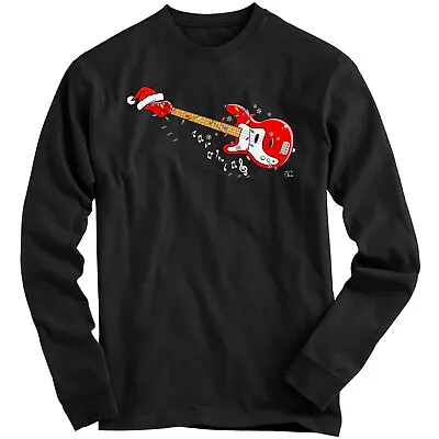 Buy 1Tee Kids Boys Christmas Music - Red Guitar Sweatshirt Jumper • 13.99£