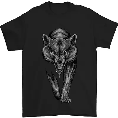 Buy Lone Wolf Mens T-Shirt 100% Cotton • 8.49£