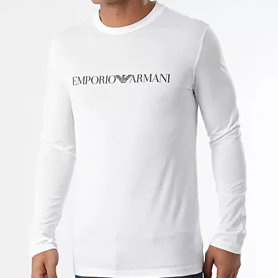 Buy EMPORIO ARMANI White T-shirt EA Men's Tshirt- Slim Fit - Size.: M L XL New • 33.77£