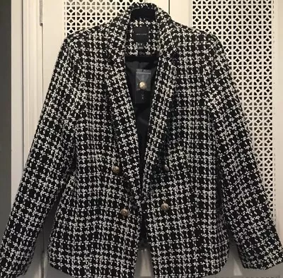 Buy New Look Check Boucle Jacket Size 14 *New* • 35£