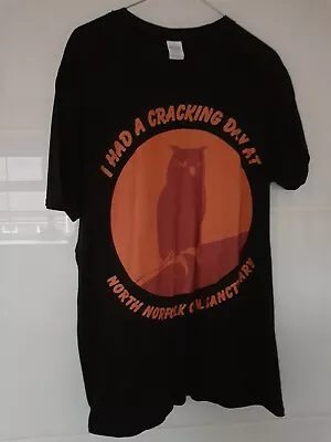 Buy Alan Partridge - I Had A Cracking Day At North Norfolk Owl Sanctuary T-Shirt (L) • 15£