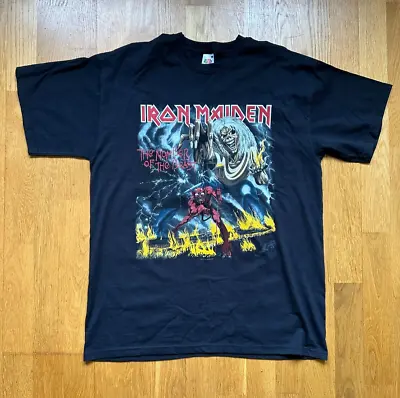 Buy Iron Maiden - The Number Of The Beast - Black T Shirt - Size L • 13.99£