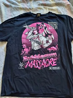 Buy Pinku Kult Mens Large Bubblegum Massacre Tshirt • 9.99£