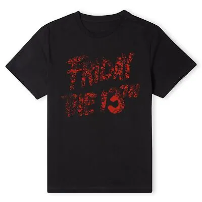 Buy Official Friday The 13th Logo Blood Unisex T-Shirt • 10.79£