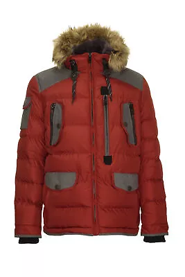 Buy Killtec Men's Quilted Jacket Adventurejacke Goku Red Windproof Warming Plain • 112.52£