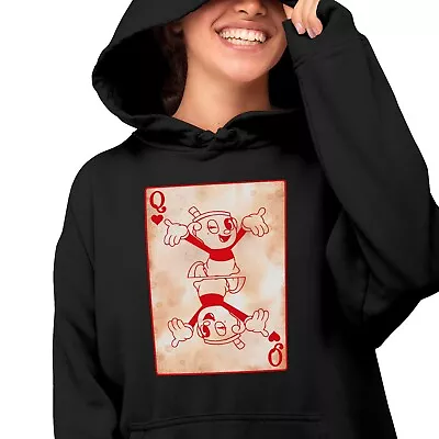 Buy Chalice Girl Hoodie All Season Game Cuphead Delicious Last Course Secret Mission • 16.99£