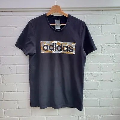Buy Adidas Camo T-shirt Spell Out Size S Mens • 15£