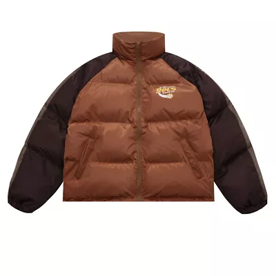 Buy Urban Men's Streetwear Puffer Jacket - Trendy Winter Outerwear • 45.99£