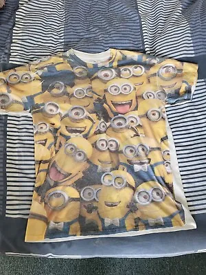 Buy Despicable Me Minion Made T-Shirt Size XL • 11.99£