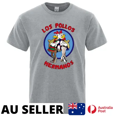 Buy Los Pollos Hermanos Cotton T-Shirt Funny TV Series Chicken - AU Stock • 18.93£