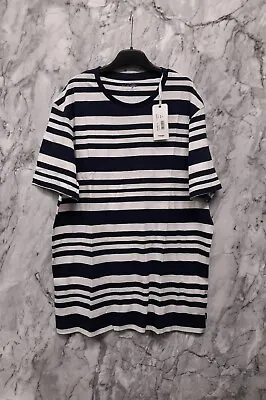 Buy Wrangler Stripe T-shirt In Navy Size L {R156} • 8.82£