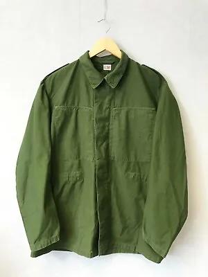 Buy Vintage Army Green Chore Jacket - 100% Cotton - Swedish Military - All Sizes • 39.95£