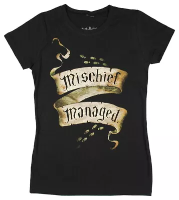 Buy Harry Potter Marauders Map Mischief Managed Juniors T-shirt • 14.20£