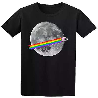 Buy Rainbow Nyan Cat Over The Moon Kids T Shirts Boys Girls Teen #D #P1 #PR#2 • 6.99£