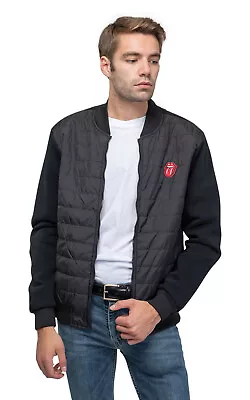 Buy The Rolling Stones Classic Tongue Quilted Jacket • 49.95£