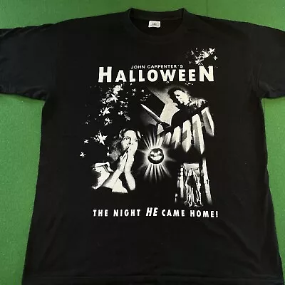 Buy Halloween - 1978 ‘The Night HE Came Home’ - Rare Classic Slasher Horror Shirt L • 40.95£
