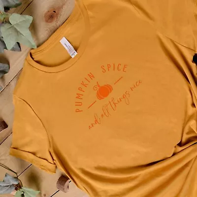 Buy HALLOWEEN TSHIRT Ladies T Shirt | Pumpkin Spice And All Things Nice | Halloween • 12.95£