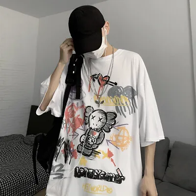 Buy Gothic Women's T-shirt Harajuku Japanese Streetwear Anime Devil Clothes New • 13.06£