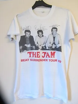 Buy RARE Vintage THE JAM  Beat Surrender 1982 Farewell Tour T Shirt And Programme • 125£