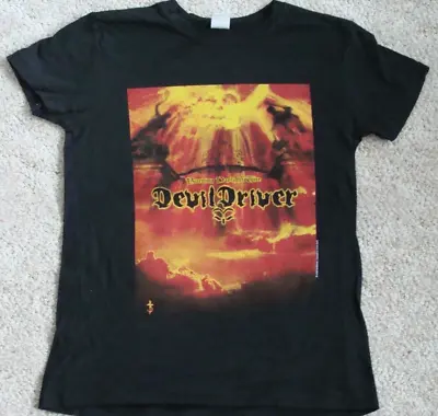 Buy Devil Driver Vintage Tour T-Shirt Junior Girls Size Large New • 18.86£