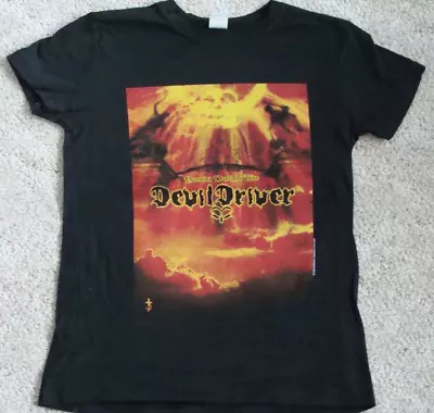 Buy Devil Driver Vintage Tour T-Shirt Junior Girls Size Medium New • 17.70£