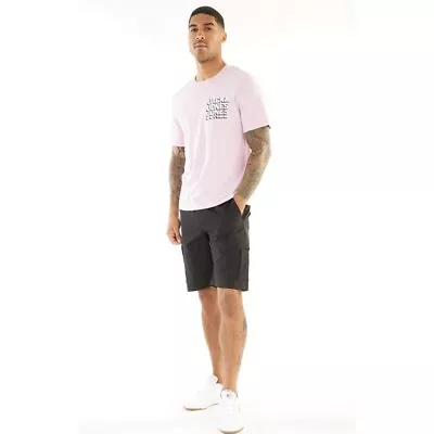 Buy JACK AND JONES Mens Script T-Shirt Winsome Large Orchid • 13£