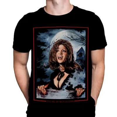 Buy Ingrid Pitt Vampire Lovers - 70's  Horror Movie T-Shirt - Art By Rick Melton • 22.95£