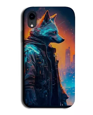 Buy Cyberpunk Wolf In Hoody Phone Case Cover Wolves Cyber Punk Artwork Art Cool CW46 • 14.95£
